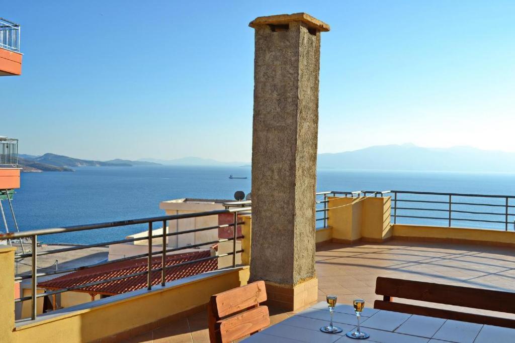 Apartment Elena-1 Sarandë Exteriör bild
